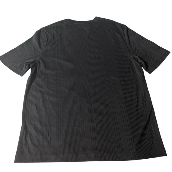 Claiborne NWT - Men’s Ribbed Black TShirt Sz SM - Picture 5 of 5